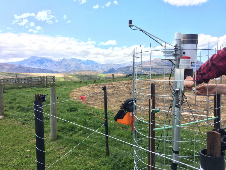 Mapping hill country soil temperature and moisture 